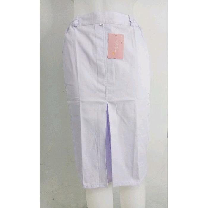 rok span SMP SMA Putih paskibra Wanita Nyaman pendek