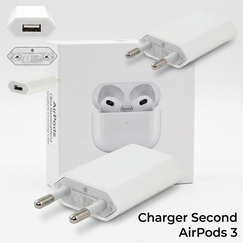 Charger Apple A2118 Bekas Copotan Original 5V1A Cocok Untuk AirPods 3 Kualitas Original
