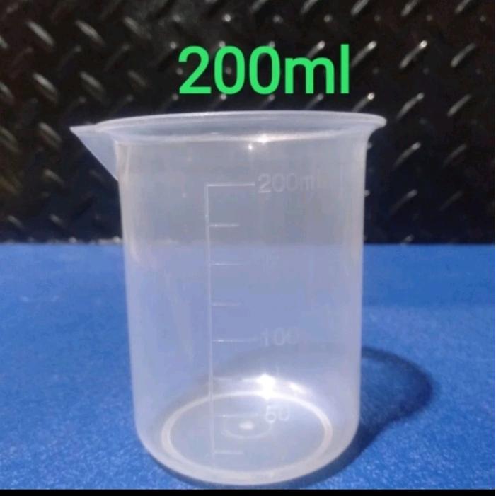 Gelas Takar 200Ml - Gelas Ukur 200 Ml Plastik