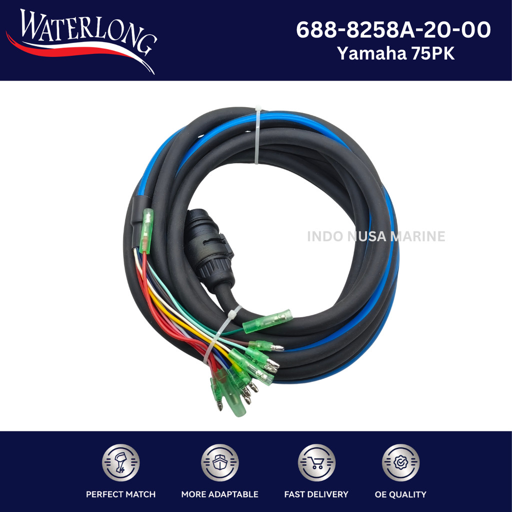 688-8258A-20-00 Battery Cable Yamaha 75PK SPAREPART OUTBOARD / SUKU CADANG MESIN TEMPEL WATERLONG