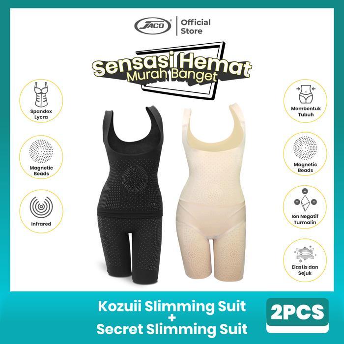 Girona - Bundle 11 Korset Kozui Slimming Suit + Secret Slimming Suit Jaco Terbaru 