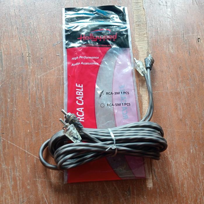 // Kabel Rca Audio Hollywood 3 Meter Cable Rca Audio Mobil Hollywood 3Meter //