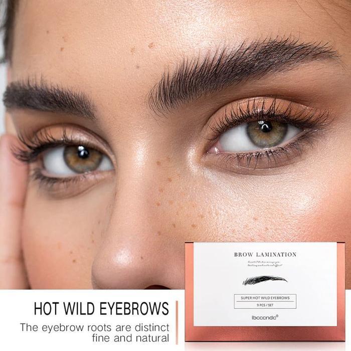 Bisa Grab 9Pcs Brow Lamination Kit Brow Bomber Kit Eyebrow Lift Set Dengan Tint Dye Alat Brow