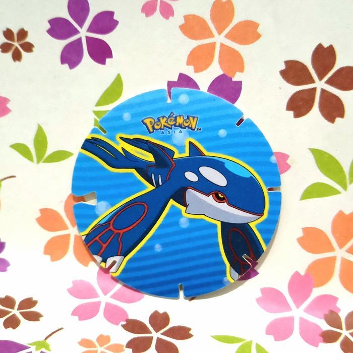 kyogre chiki balls pokemon coin tazos