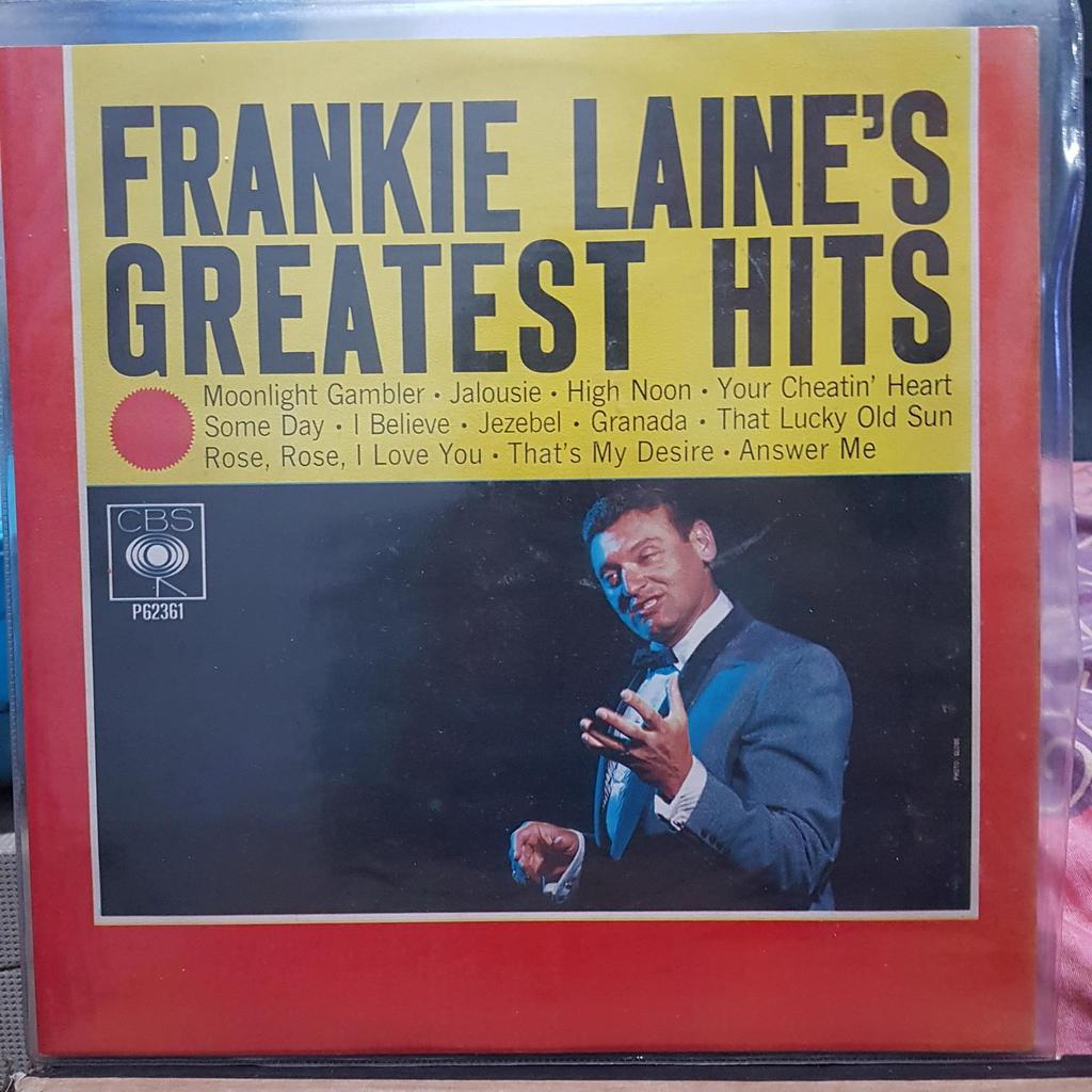 Frankie Laine - Frankie Laine's Greatest Hits (CBS) / Piringan Hitam