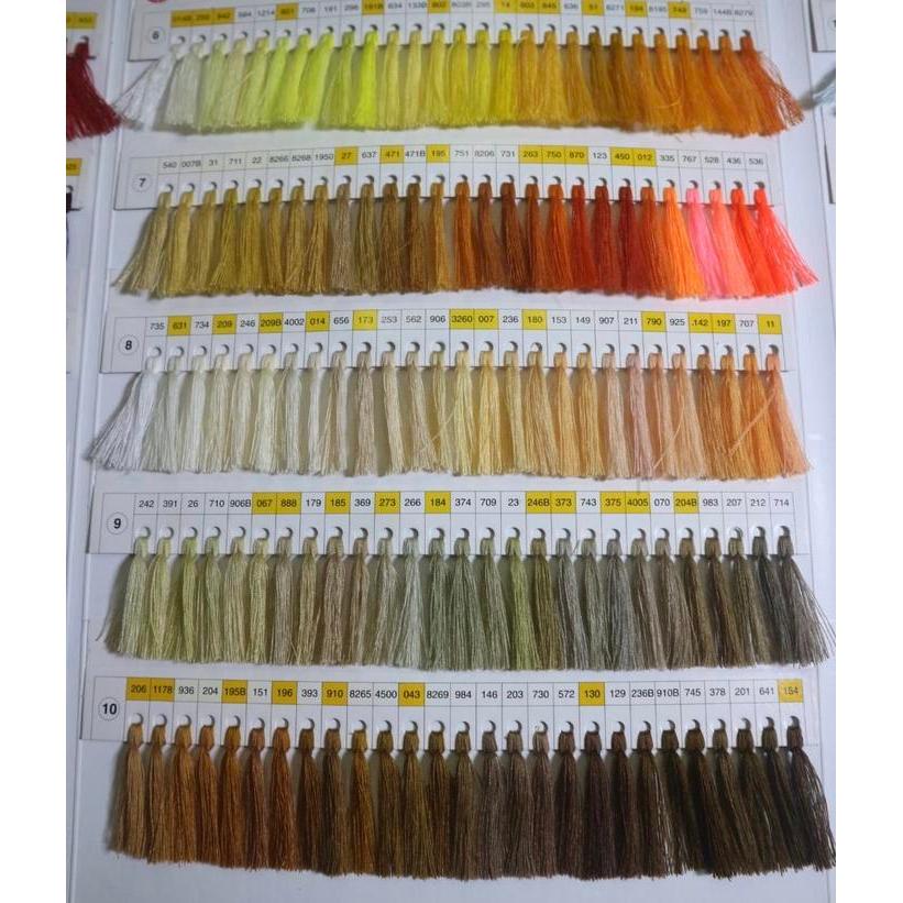 Benang Jahit Extra Campur Warna Satu Lusin