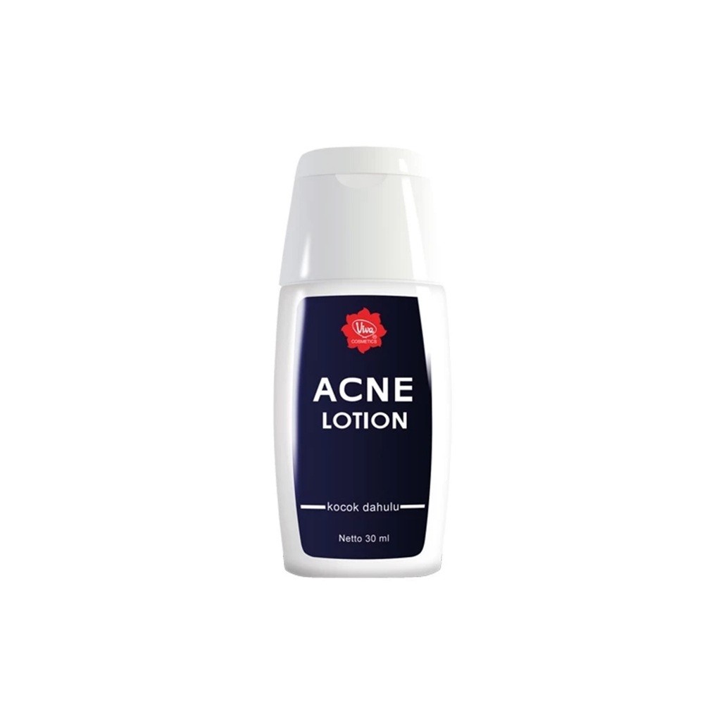 VIVA - ACNE LOTION ( 30 g ) - Lotion Wajah Mengeringkan Jerawat Tea Tree Oil Glycerin Kulit Lembab