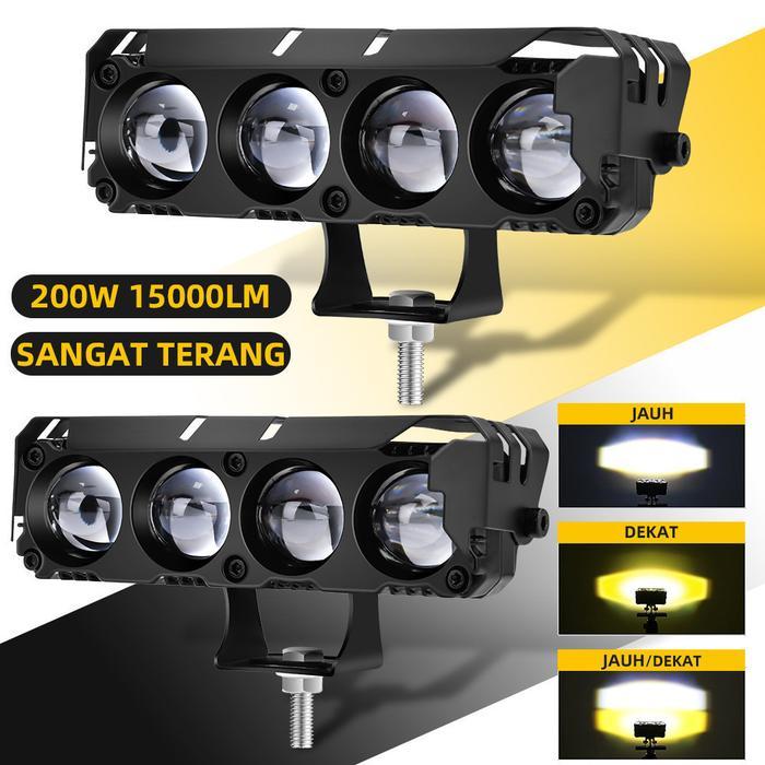 TERBARU 12V / 24V Lampu Sorot Tembak Mobil Lampu LED Tembak Sorot D3 SQL Lampu Tembak Sorot LED