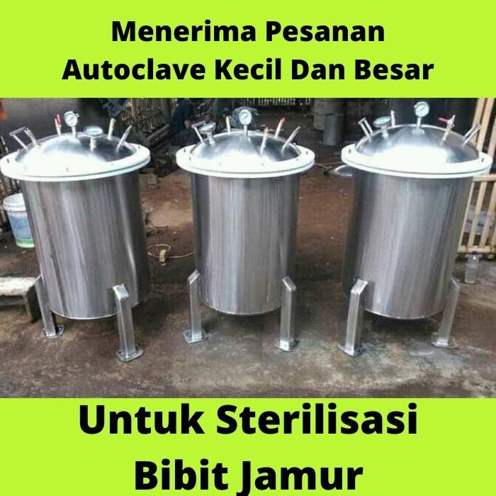 Autoclave Kapasitas 80 Botol Untuk Sterilisasi Bibit Jamur Murah