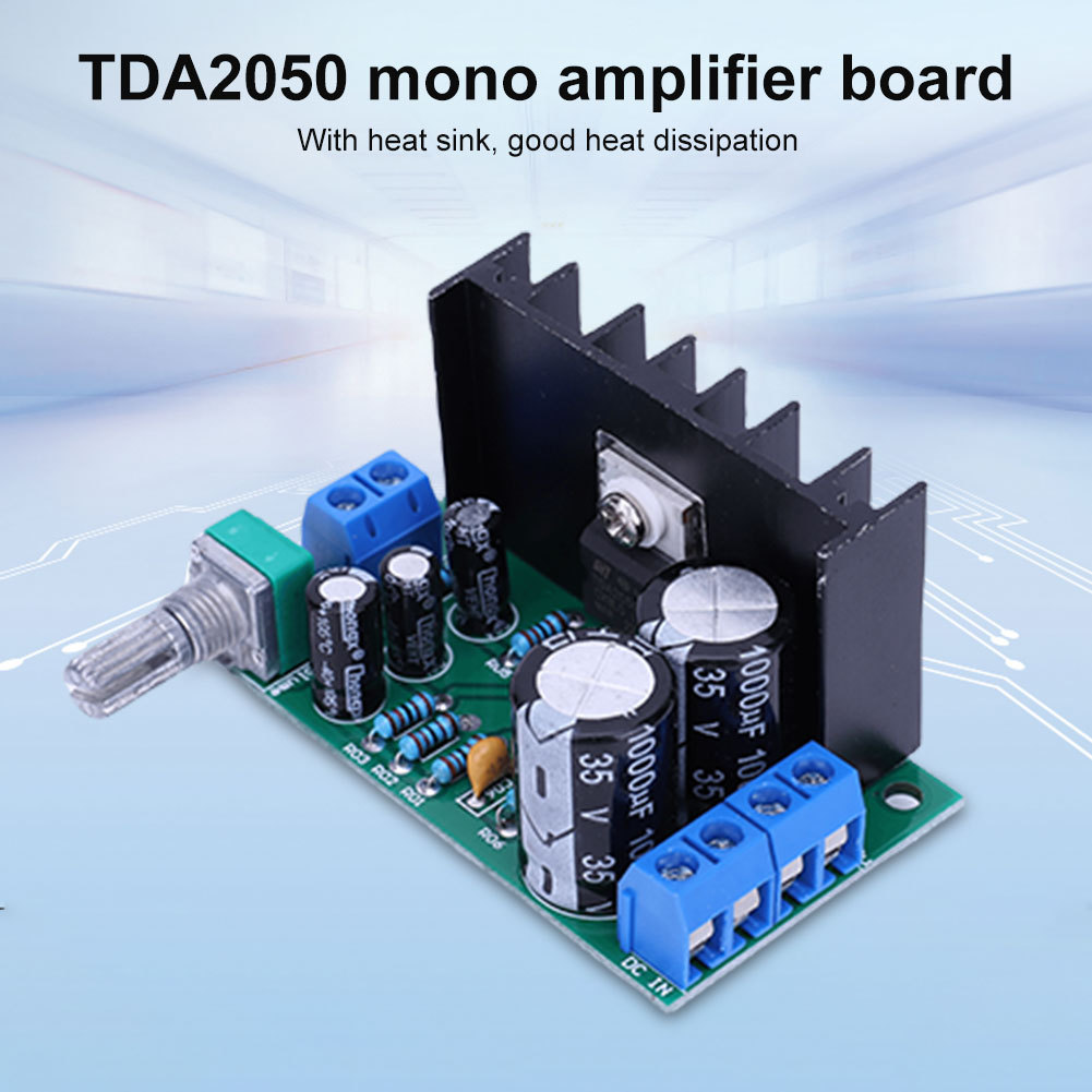 TDA2050 Mono o Power Amplifier Board 1-2A o Amplifier Module 1-Channel o Amplifier
