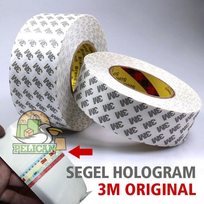 TERLARIS 3M Double Tape 25mm 50mm x 50 M, 9080a Tisu Tissue Tissu Tipis