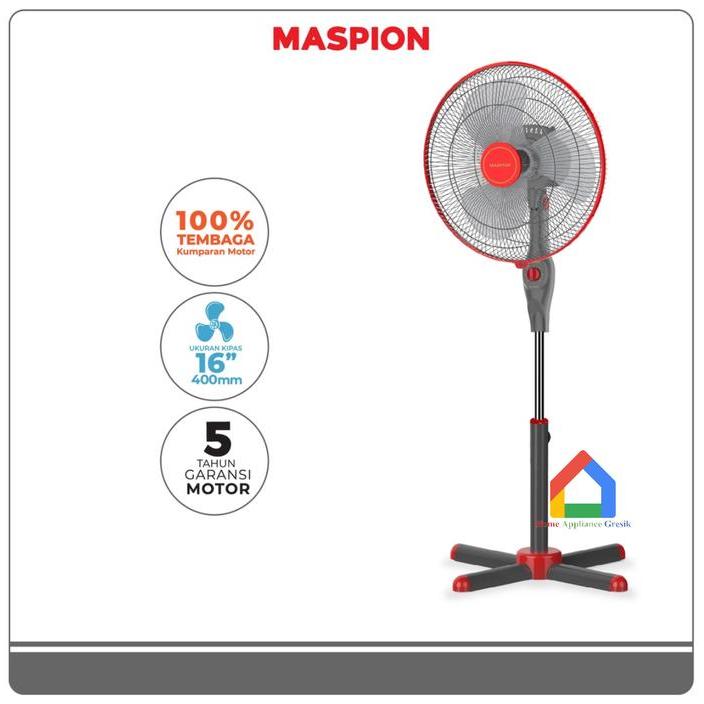 Kipas Angin Berdiri Maspion EX 1611 SX / Stand Fan Maspion EX1611SX