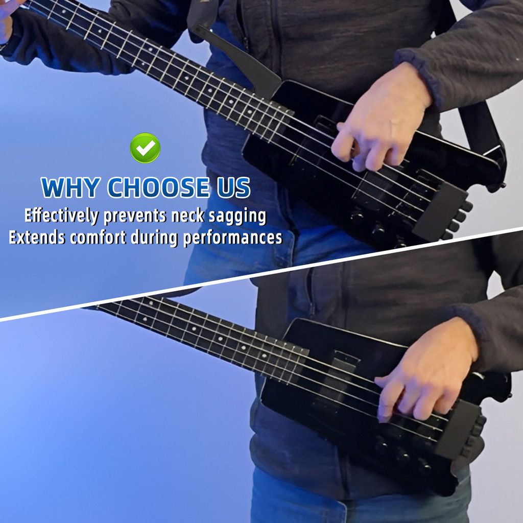 NEW BASS STRAP EXTENDER RIGHT HANDED ADAPTER FOR STEINBERGER SPIRIT XT-2, XT-25, HOHNER B2AV