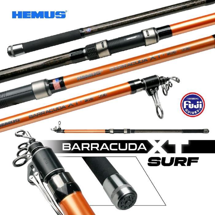 Joran Pancing Surf Hemus Barracuda XT PANTAI PASIRAN FUJI Ori - XT 390 FUJI