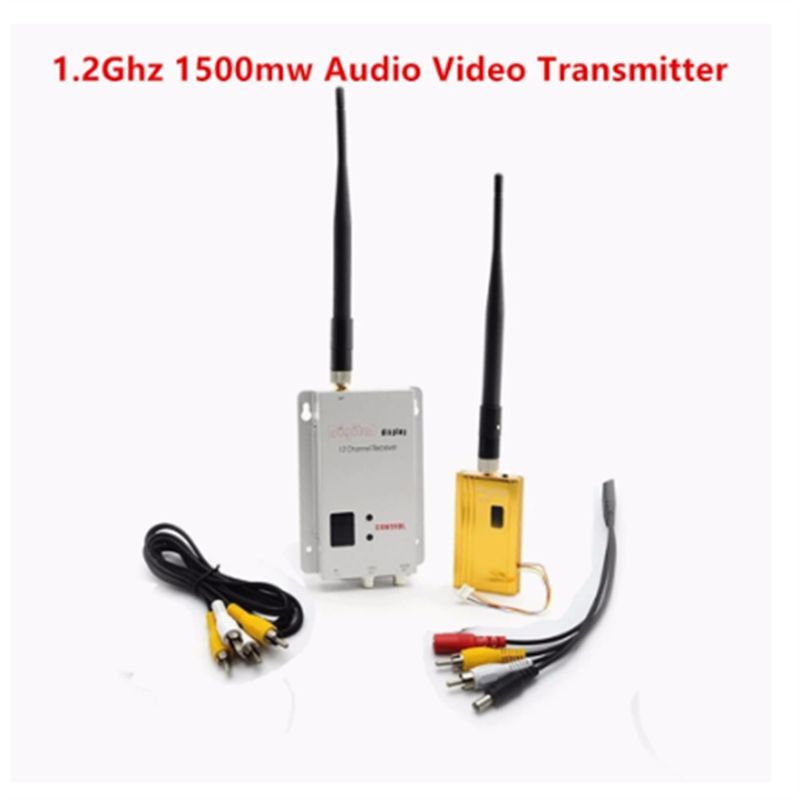 GIFT IDEAFPV 1.2GHZ 1.2G 8CH 1500MW WIRELESS AV SENDER TV AUDIO VIDEO TRANSMITTER RECEIVER COMBO FOR