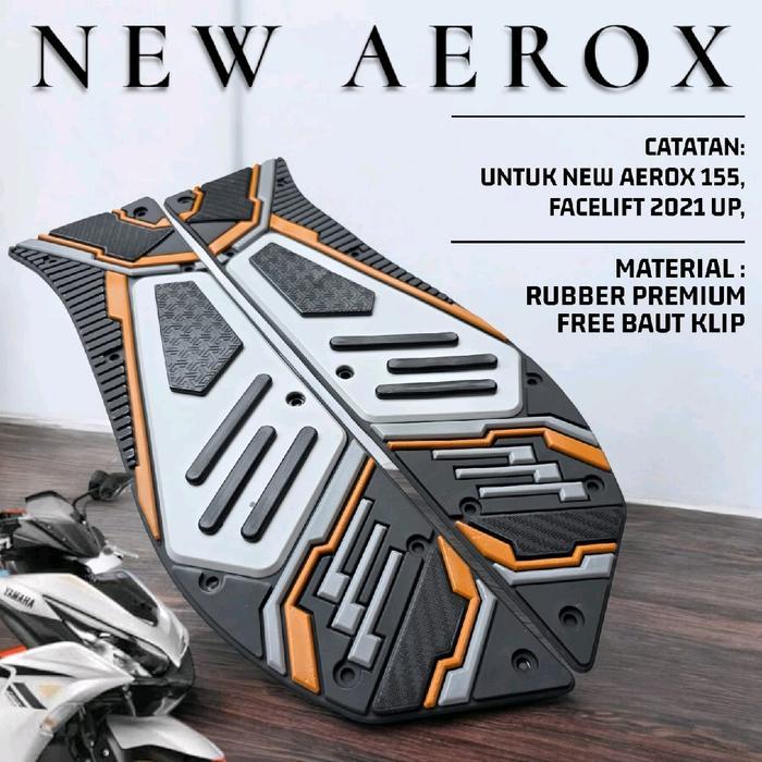 Karpet Motor New Aerox 155 Alas Kaki Aerox New 155 2021 - 2024 -Gratisongkir
