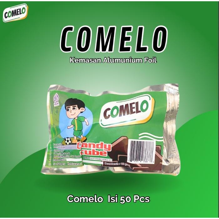 New Comelo Milo Candy Cube isi 50 Permen Cokelat Rasa Milo Cube