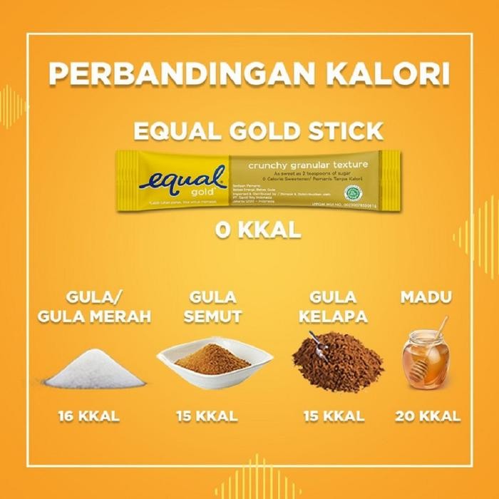 c8lg Pemanis Equal Gold 50'S Sucralose Sweetener
