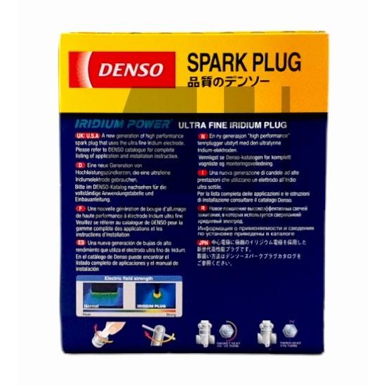 Busi Kawasaki Er6N, Er6F, Er6 - Ninja 650 - Denso Iridium Power Iu27