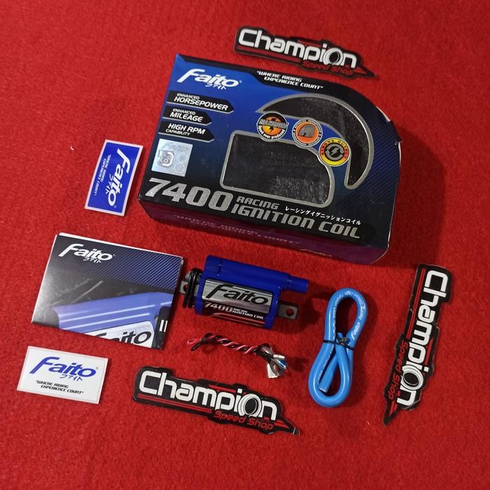 RACING IGNITION COIL KOIL FAITO 7400 KARBU KARBURATOR UNIVERSAL