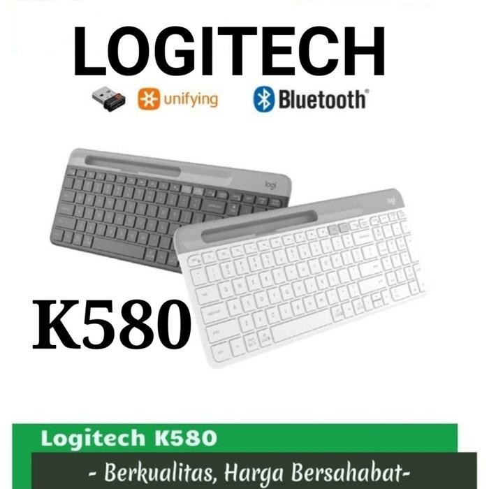 Bisa Grab Keyboard Logitech K580 Slim Multidevice Keyboard Wireless