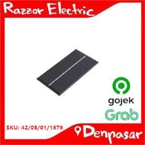 Mini Panel Surya Solar Cell 6V 1W Cas Charger HP Powerbank 18650 DIY