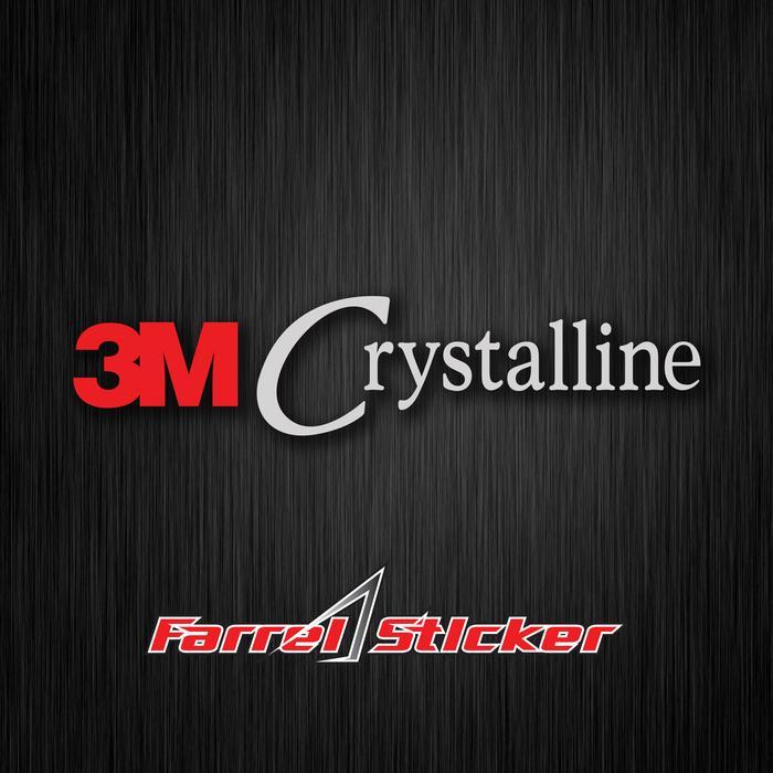 stiker sticker 3m crystalline