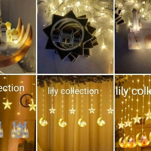 lampu lebaran/ lampu hias / lampu tirai lebaran/ hiasan idul fitri