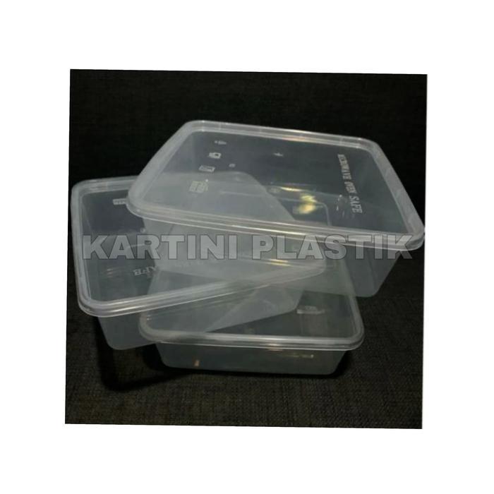 THINWALL SQUARE 2000ml / KOTAK MAKAN PLASTIK