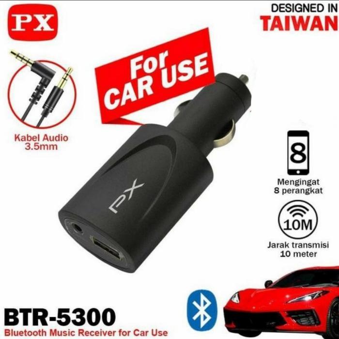 PROMO bluetooth mobil audio receiver PX BTR 5300 bluetooth car TERBARU