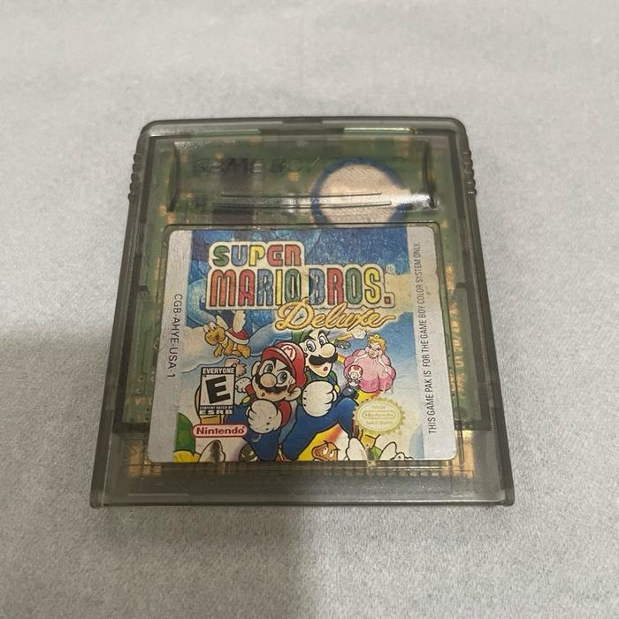 Super Mario Bros Deluxe Gameboy Color GBC Advance GBA SP Nintendo