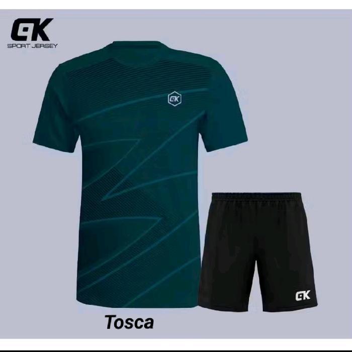 Jersey Setelan Olahrga Ck Sport Printing Kaos Dan Celana Dryfit Premium Dewasa Pria Wanita Baju