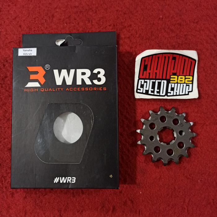 Gear Gir Depan Wr3 428 13T 14T 15T 16T R15 V2 R15 V3 R15 V4 R15M