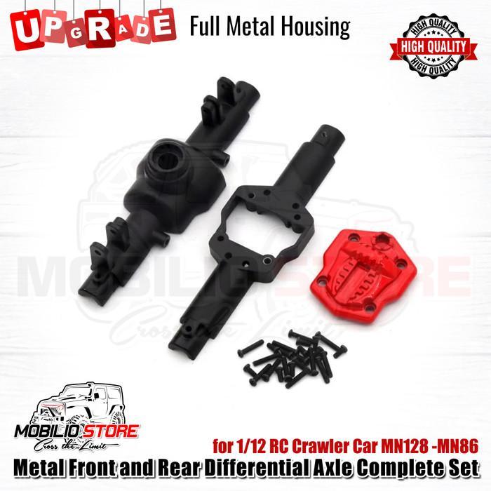 Metal Front And Rear Differential Axle Complete Set For Mn128 - Mn86