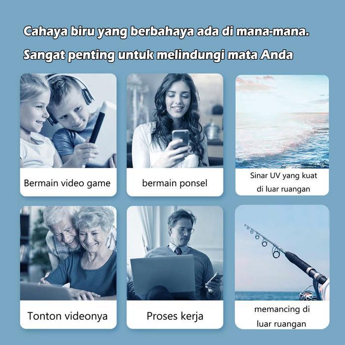 nq0q- Gray Pink Lensa Kacamata Antiradiasiblueray Photocromic Abr Pgx Antiuv