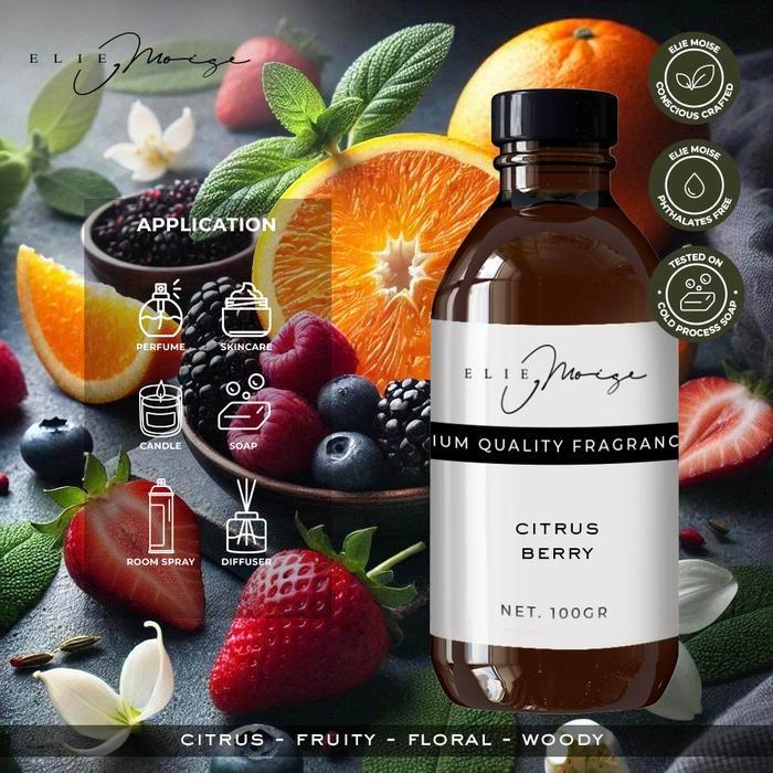 Citrus Berry Fragrance Oil for Perfume Linen Spray Scenting Machine Room Spray Diffuser Candle CP