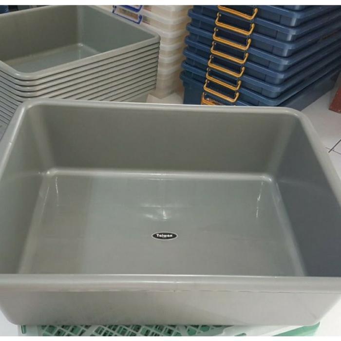 BAK PLASTIK KOTAK JUMBO HIDROPONIK BAK PASIR KUCING BESAR