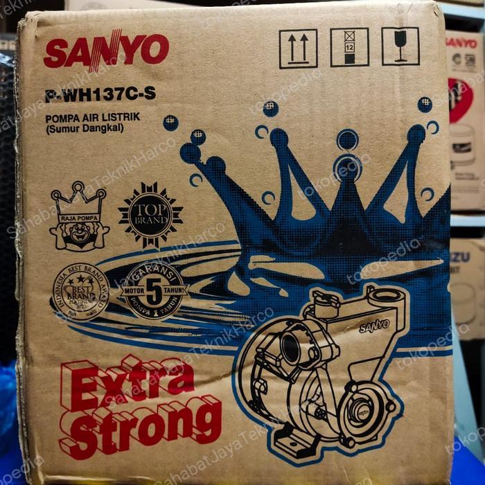 Pompa Air Listrik Sanyo (Sumur Dangkal) P-Wh137C-S