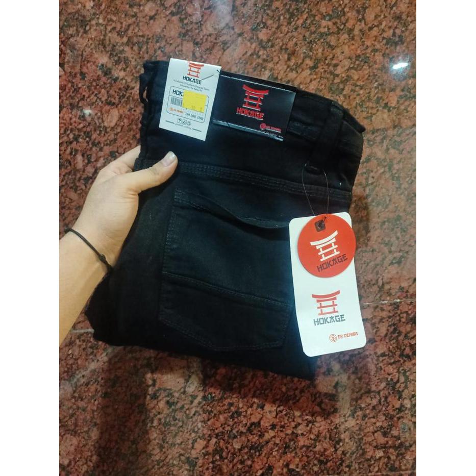 awvn- Celana Jeans Pensil Biru Dongker Terbaru Melar Slim Fit Pria