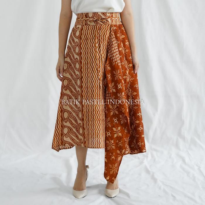 eyys- Bawahan Batik - Rok Batik Skirt Bahan Viscose Cap Batik Pastel Indonesia