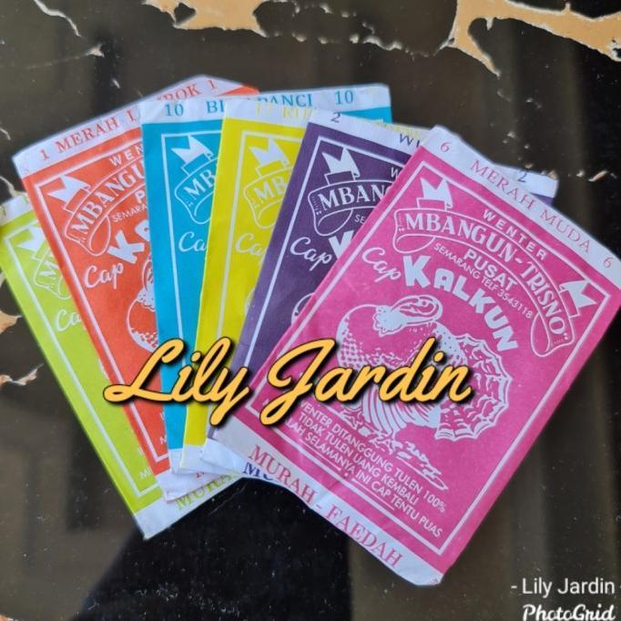 Wenter / Wantek Cap Kalkun / Pewarna Kain / Tekstil