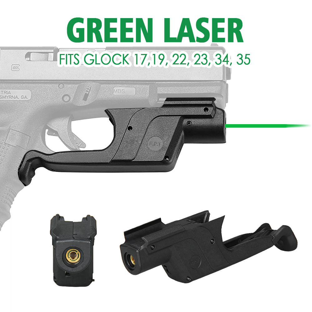 PPT Front Activation Green Laser Sight fits Glock 17 glock Laser Sight for Hunting gs20-0033