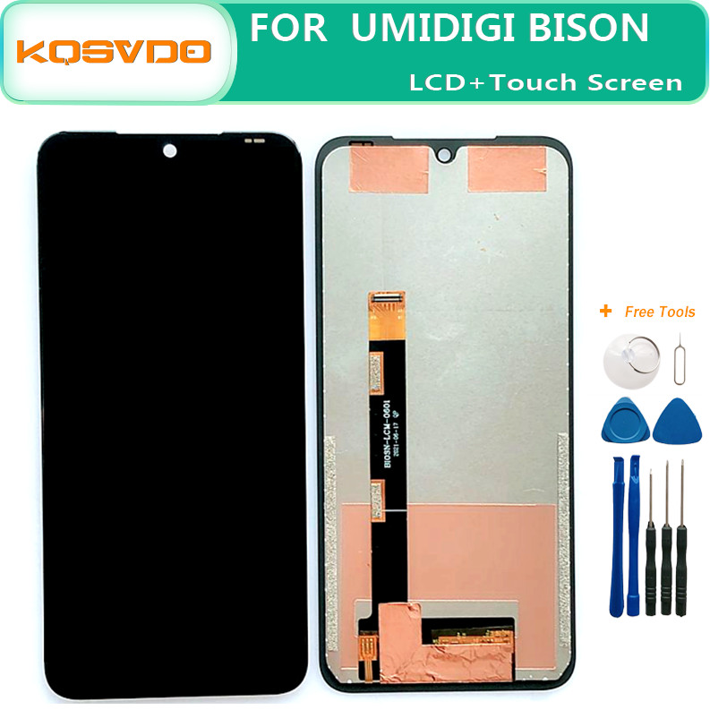 New 100% Tested For UMIDIGI Bison LCD Display + Touch Screen Assembly Replacement For Umidigi Bison 