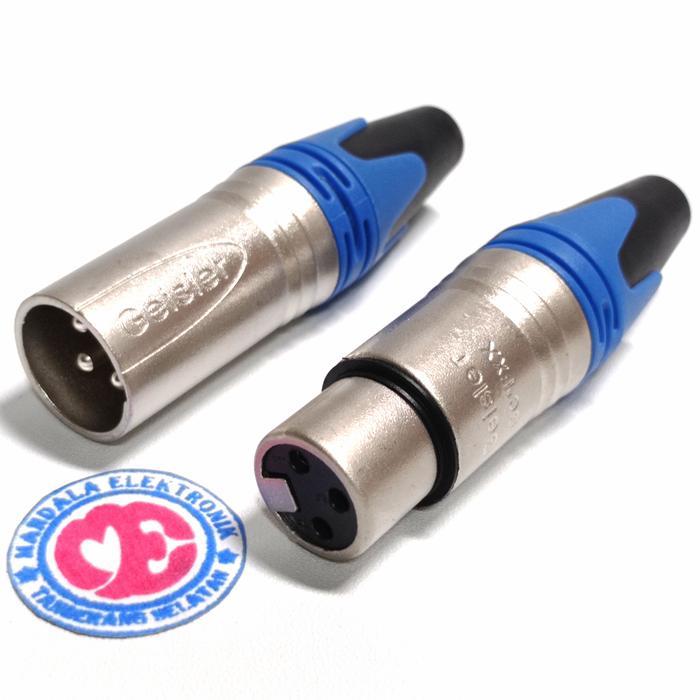 Malaka Jack Xrl Canon Mele Jack Mic Canon Famale Harga Sepasang