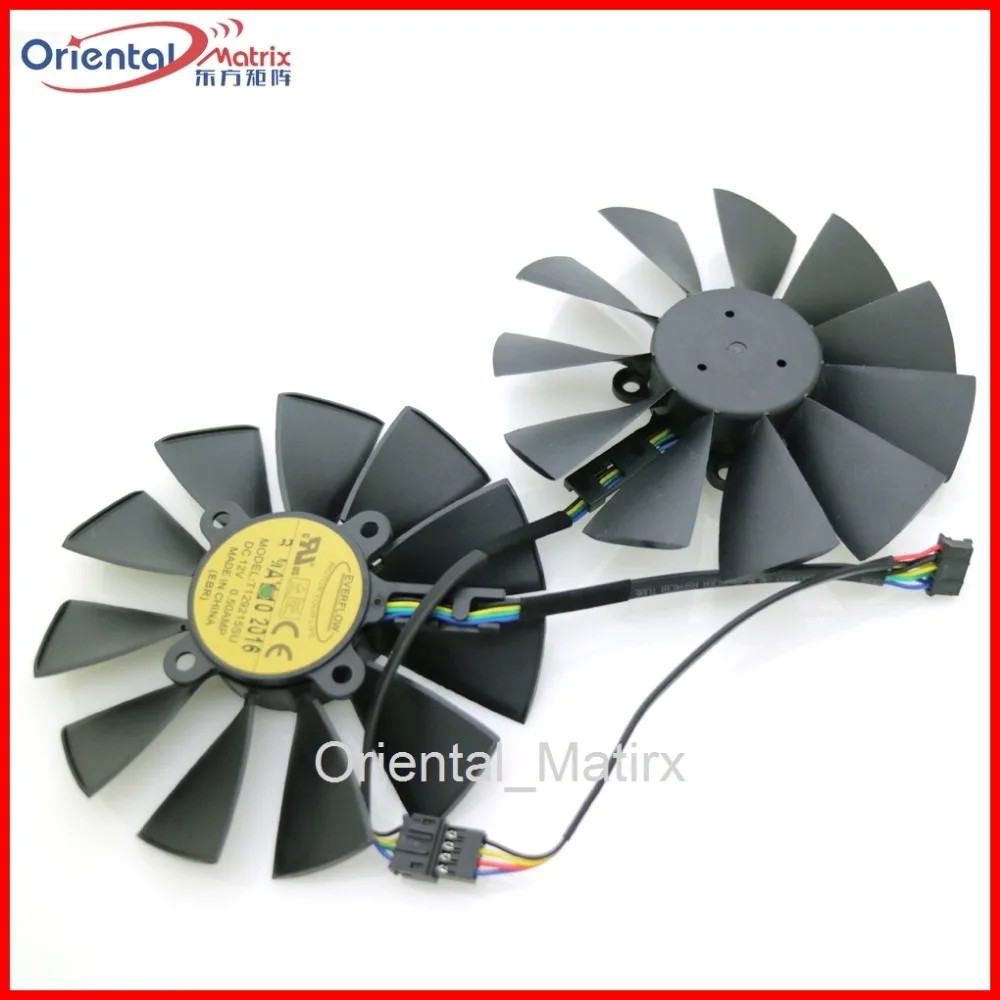 T129215Su 12V 0.5A 95Mm Vga Fan For Asus Gtx780 Gtx780Ti R9 Graphics Card Cooling Fan