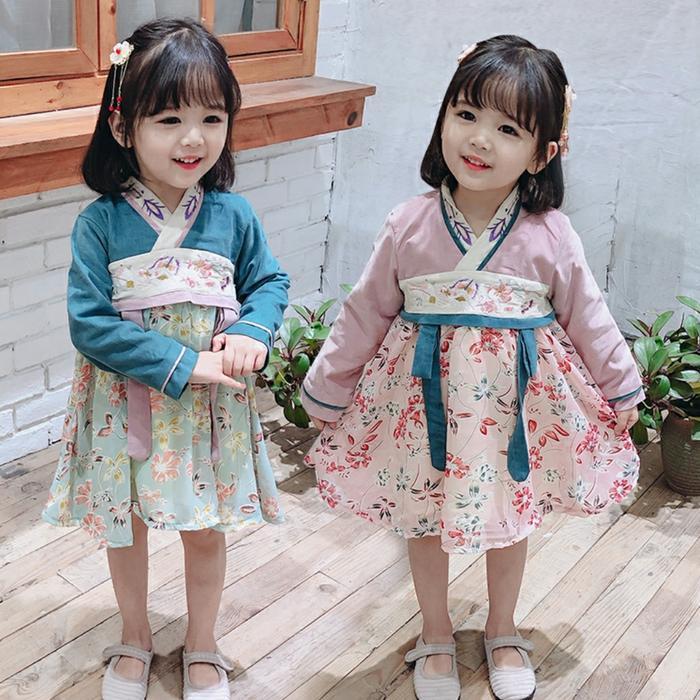 Cheongsam Girl Dress Chinese New Year Traditional Dress Cheongsam Flow