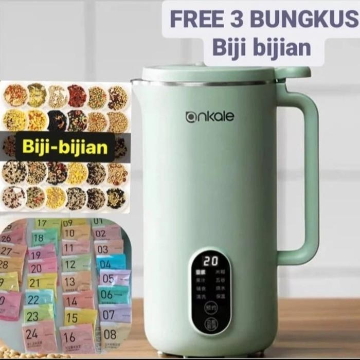 TERLARIS 650ML Ankale Blender Pembuat Susu Kedelai/Bubur/Jus Otomatis Multifungsi