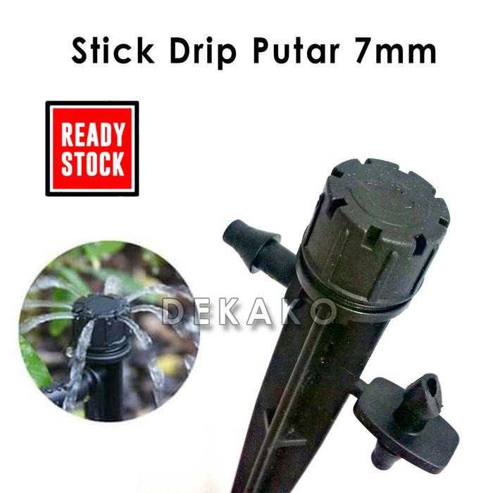 TERBARU Stick Drip Putar 7mm, drip stik 8 lubang siram