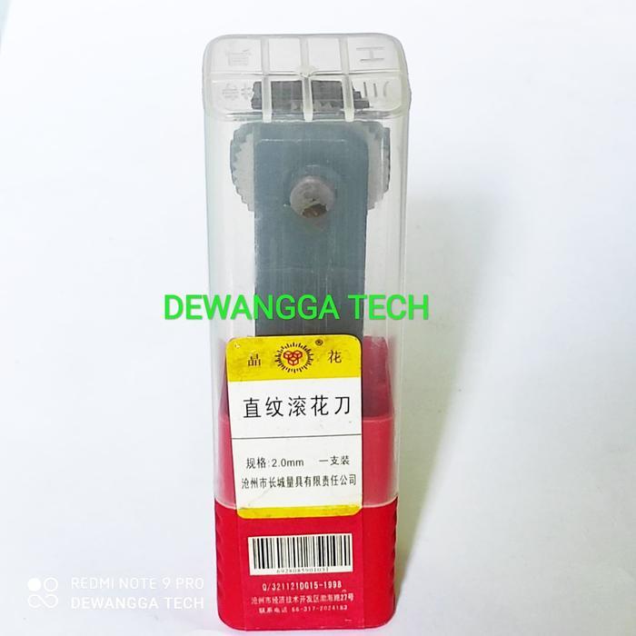 KNURLING HOLDER 1 MATA KARTEL LURUS CARTEL 2MM PEMBUAT GARIS AS BUBUT PROMO TERMURAH
