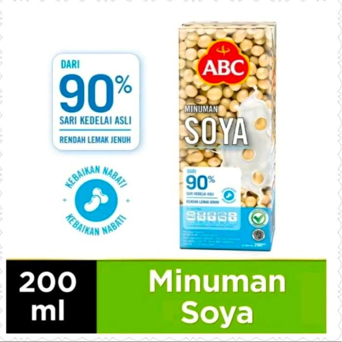 (SALE) ABC SOYA MILK 200ML MINUMAN SUSU KEDELAI 1 DUS
